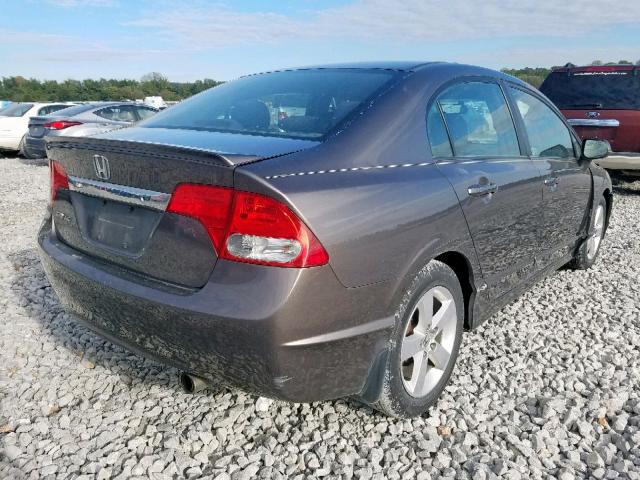 19XFA1F64AE002156 - 2010 HONDA CIVIC LX-S بني صورة 4