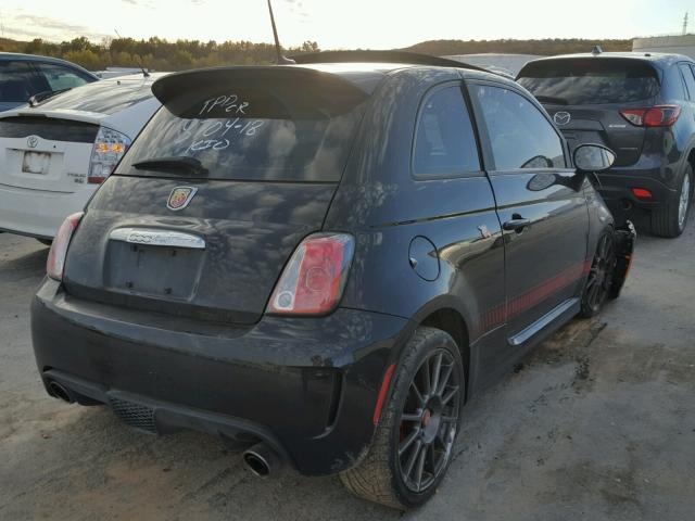 3C3CFFFH7FT680765 - 2015 FIAT 500 ABARTH BLACK photo 4