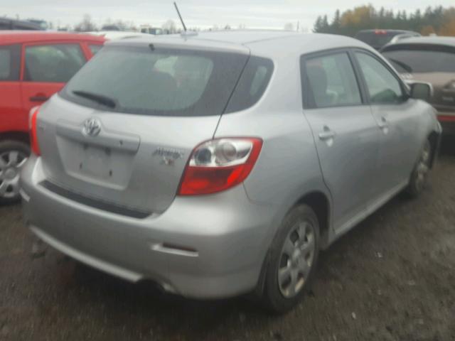 2T1KE4EEXAC042639 - 2010 TOYOTA COROLLA MA SILVER photo 4