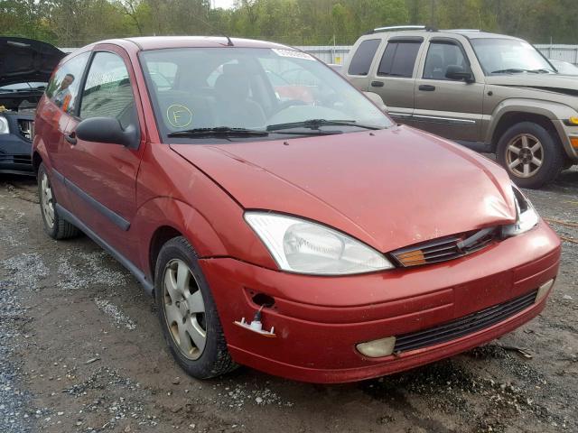 3FAFP31311R128433 - 2001 FORD FOCUS ZX3 RED photo 1