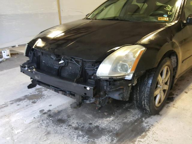 1N4BA41E04C833069 - 2004 NISSAN MAXIMA SE BLACK photo 9