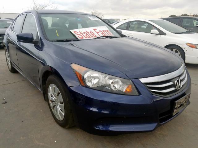 1HGCP2F39CA043743 - 2012 HONDA ACCORD LX BLUE photo 1