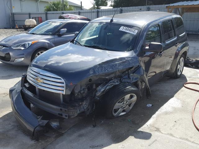 3GNBAADB9AS543565 - 2010 CHEVROLET HHR LS Gris foto 2