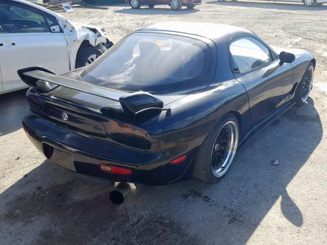 JM1FD3311P0207981 - 1993 MAZDA RX7 BLACK photo 4