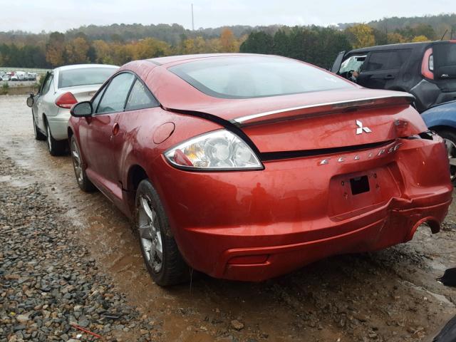 4A3AK24F39E042278 - 2009 MITSUBISHI ECLIPSE GS MAROON photo 3