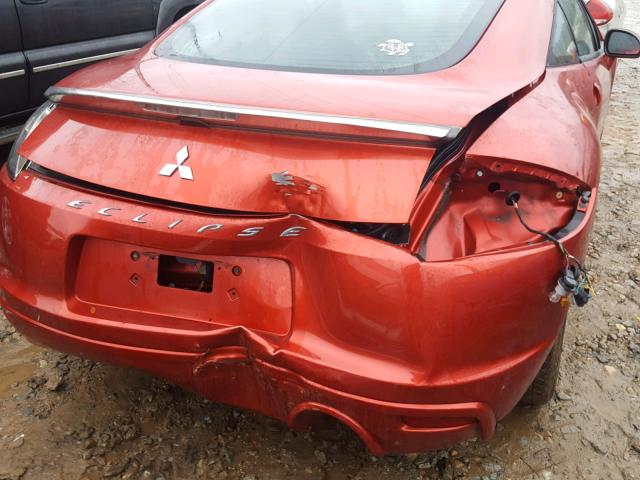 4A3AK24F39E042278 - 2009 MITSUBISHI ECLIPSE GS MAROON photo 9