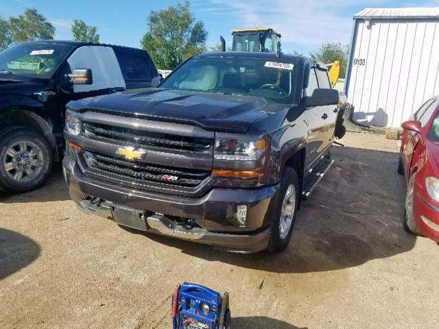 3GCUKREC4GG198249 - 2016 CHEVROLET SILVERADO BLACK photo 2