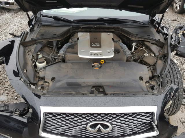 JN1BV7ARXEM691220 - 2014 INFINITI Q50 BASE BLACK photo 7