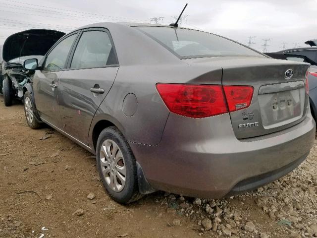 KNAFU4A21A5062515 - 2010 KIA FORTE EX BROWN photo 3