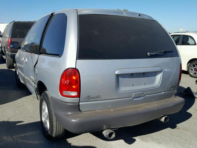 2P4GP45R0XR471067 - 1999 PLYMOUTH VOYAGER SE SILVER photo 3