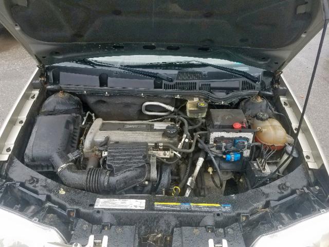 1G8AL52F05Z144509 - 2005 SATURN ION LEVEL GOLD photo 7