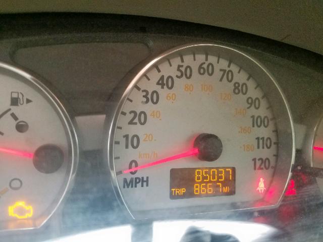 1G8AL52F05Z144509 - 2005 SATURN ION LEVEL GOLD photo 8