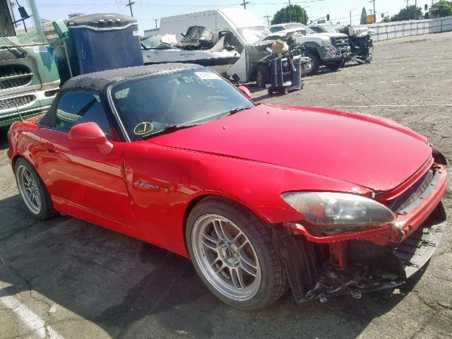 JHMAP21416S000663 - 2006 HONDA S2000 RED photo 1