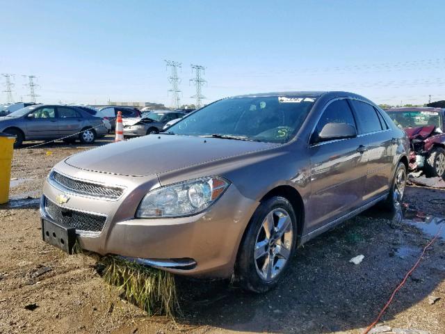 1G1ZC5EB8AF292297 - 2010 CHEVROLET MALIBU 1LT 灰色 照片 2