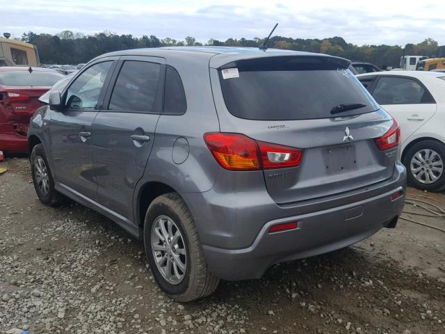 JA4AP3AU0CZ000822 - 2012 MITSUBISHI OUTLANDER GRAY photo 3