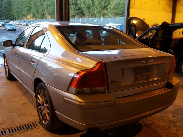 YV1RS592372618005 - 2007 VOLVO S60 2.5T TAN photo 3