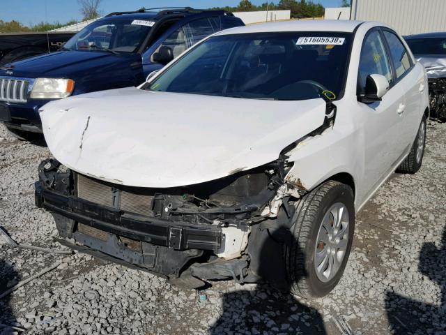 KNAFU4A27C5550189 - 2012 KIA FORTE EX WHITE photo 2