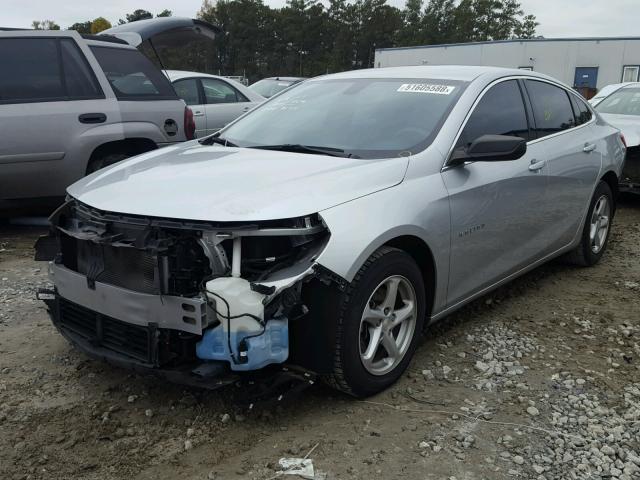 1G1ZB5ST7GF264080 - 2016 CHEVROLET MALIBU LS ვერცხლისფერი ფოტო 2