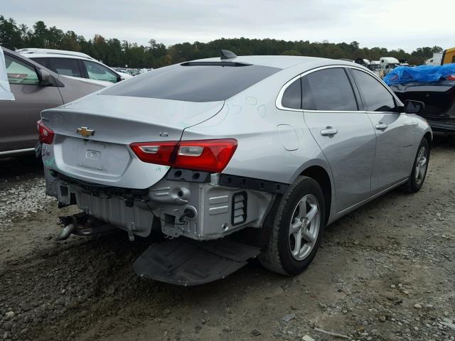 1G1ZB5ST7GF264080 - 2016 CHEVROLET MALIBU LS ვერცხლისფერი ფოტო 4