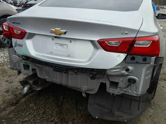 1G1ZB5ST7GF264080 - 2016 CHEVROLET MALIBU LS ვერცხლისფერი ფოტო 9