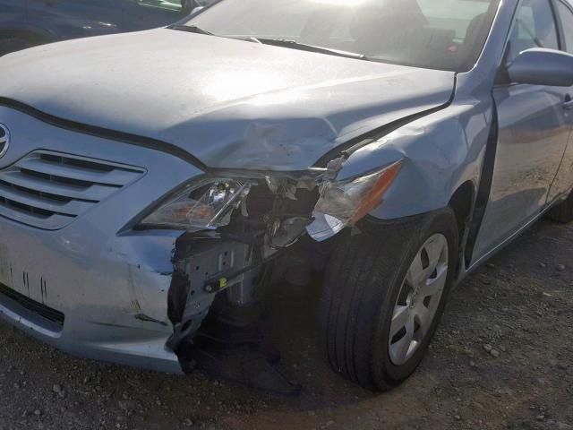 4T1BE46K47U567532 - 2007 TOYOTA CAMRY CE BLUE photo 9