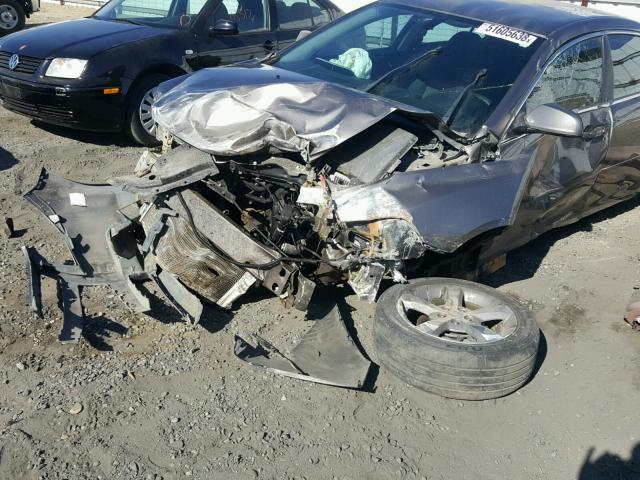 1G1ZC5EU5BF351437 - 2011 CHEVROLET MALIBU 1LT CHARCOAL photo 10