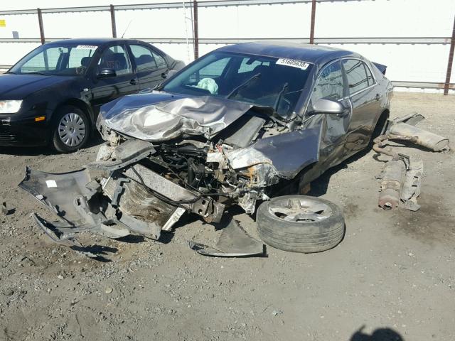 1G1ZC5EU5BF351437 - 2011 CHEVROLET MALIBU 1LT CHARCOAL photo 2