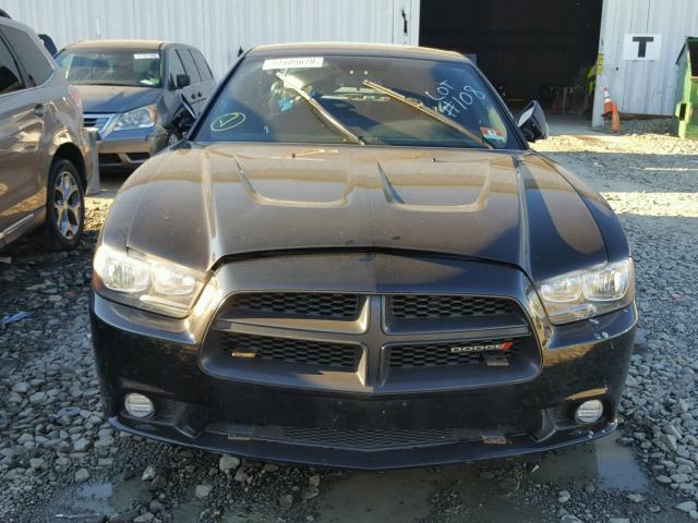 2C3CDXAT2DH594390 - 2013 DODGE CHARGER PO BLACK photo 9