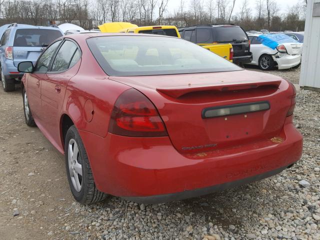 2G2WP552471147714 - 2007 PONTIAC GRAND PRIX RED photo 3