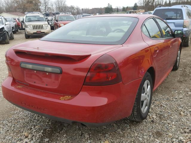 2G2WP552471147714 - 2007 PONTIAC GRAND PRIX RED photo 4