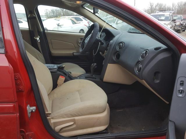 2G2WP552471147714 - 2007 PONTIAC GRAND PRIX RED photo 5