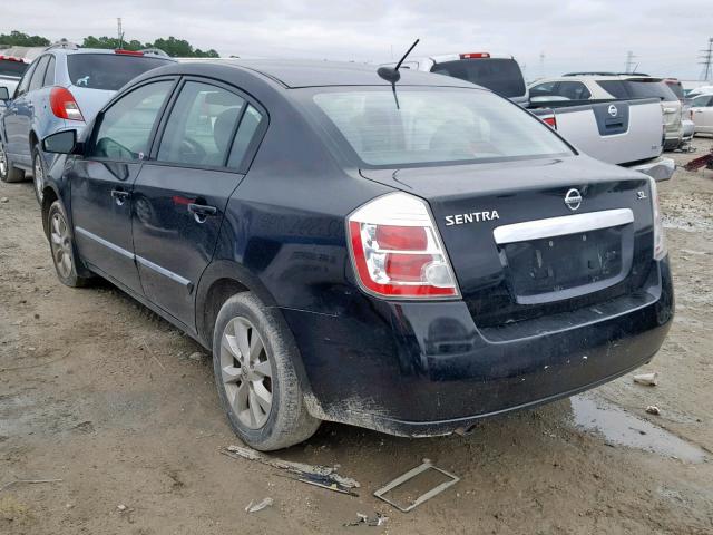 3N1AB6AP9AL715038 - 2010 NISSAN SENTRA 2.0 BLACK photo 3