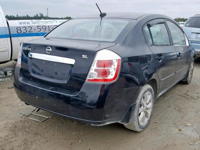 3N1AB6AP9AL715038 - 2010 NISSAN SENTRA 2.0 BLACK photo 4