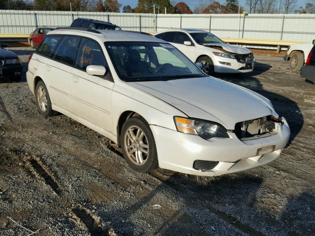 4S3BP616857338335 - 2005 SUBARU LEGACY 2.5 WHITE photo 1