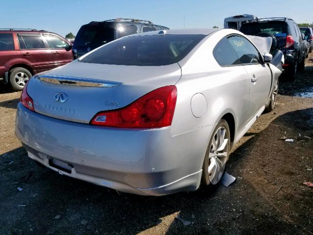 JN1CV6EL0BM260059 - 2011 INFINITI G37 SILVER photo 4