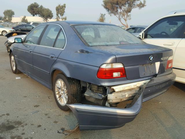 WBADT63481CF07139 - 2001 BMW 530 I AUTO BLUE photo 3