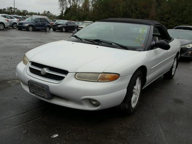 3C3EL55H9TT301127 - 1996 CHRYSLER SEBRING JX WHITE photo 2