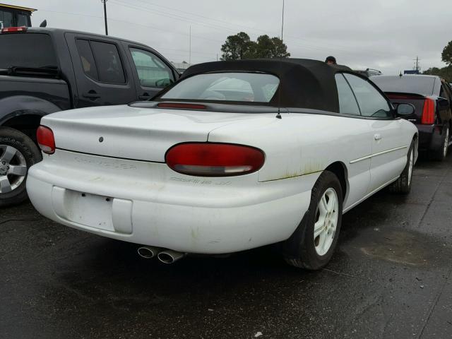 3C3EL55H9TT301127 - 1996 CHRYSLER SEBRING JX WHITE photo 4