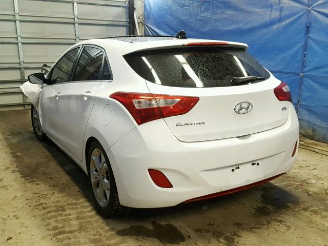 KMHD35LE9DU140846 - 2013 HYUNDAI ELANTRA GT WHITE photo 3