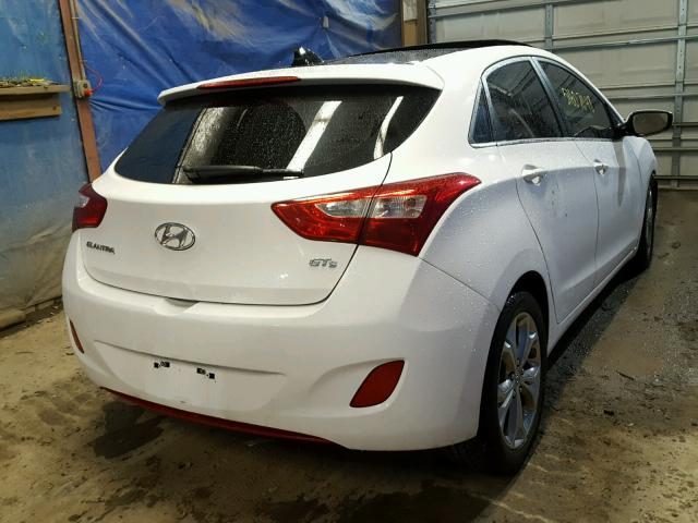 KMHD35LE9DU140846 - 2013 HYUNDAI ELANTRA GT WHITE photo 4