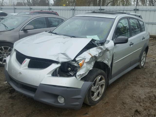 5Y2SL62854Z419260 - 2004 PONTIAC VIBE SILVER photo 2