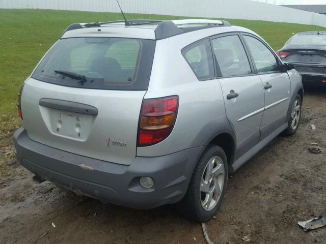 5Y2SL62854Z419260 - 2004 PONTIAC VIBE SILVER photo 4