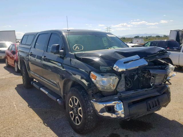 5TFDY5F1XEX372614 - 2014 TOYOTA TUNDRA CRE BLACK photo 1