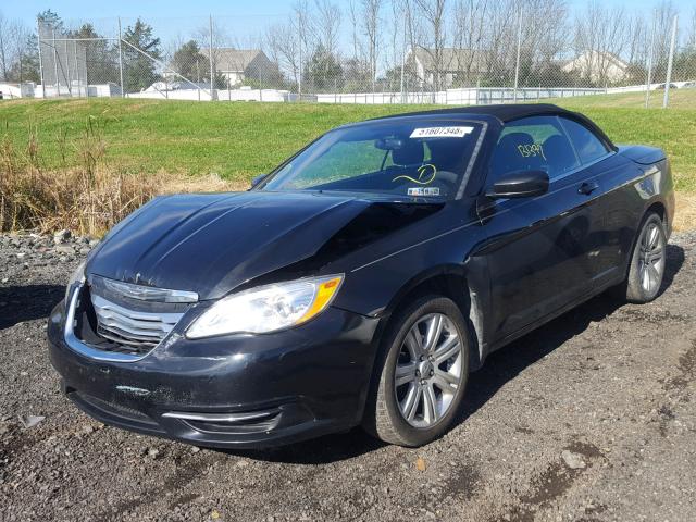 1C3BC2EG7BN597160 - 2011 CHRYSLER 200 TOURIN BLACK photo 2