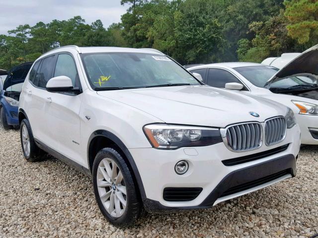 5UXWZ7C3XH0V93262 - 2017 BMW X3 SDRIVE2 WHITE photo 1