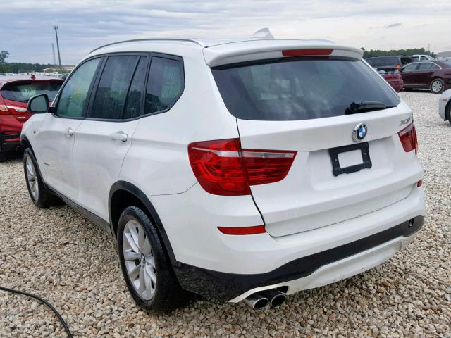 5UXWZ7C3XH0V93262 - 2017 BMW X3 SDRIVE2 WHITE photo 3