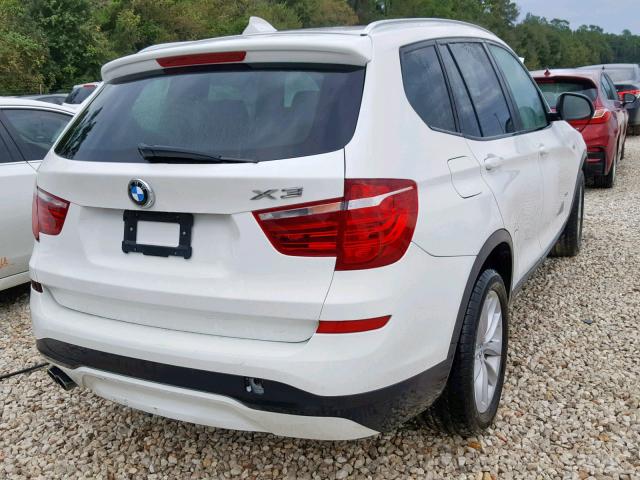 5UXWZ7C3XH0V93262 - 2017 BMW X3 SDRIVE2 WHITE photo 4