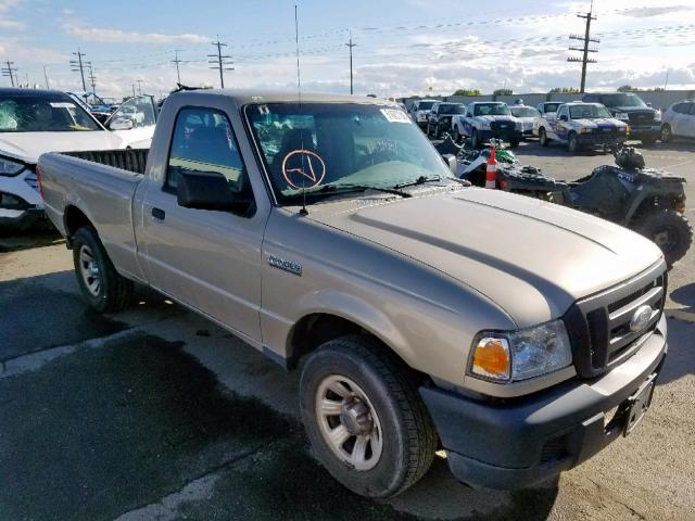1FTYR10D77PA85986 - 2007 FORD RANGER TAN photo 1