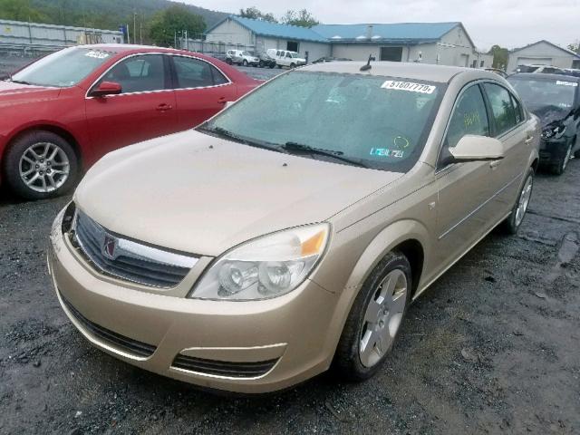 1G8ZS57N97F255358 - 2007 SATURN AURA XE GOLD photo 2