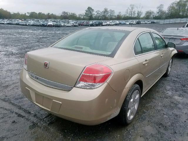 1G8ZS57N97F255358 - 2007 SATURN AURA XE GOLD photo 4